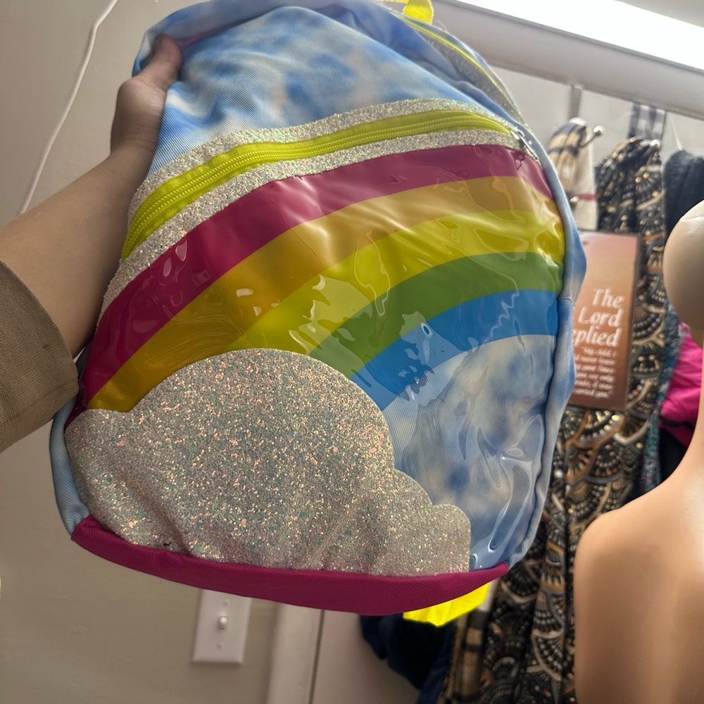 Colorful Rainbow Backpack - Picture 3 of 4